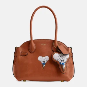 Coach x Brain Dead Burnished Printed Leather Carryall Bag