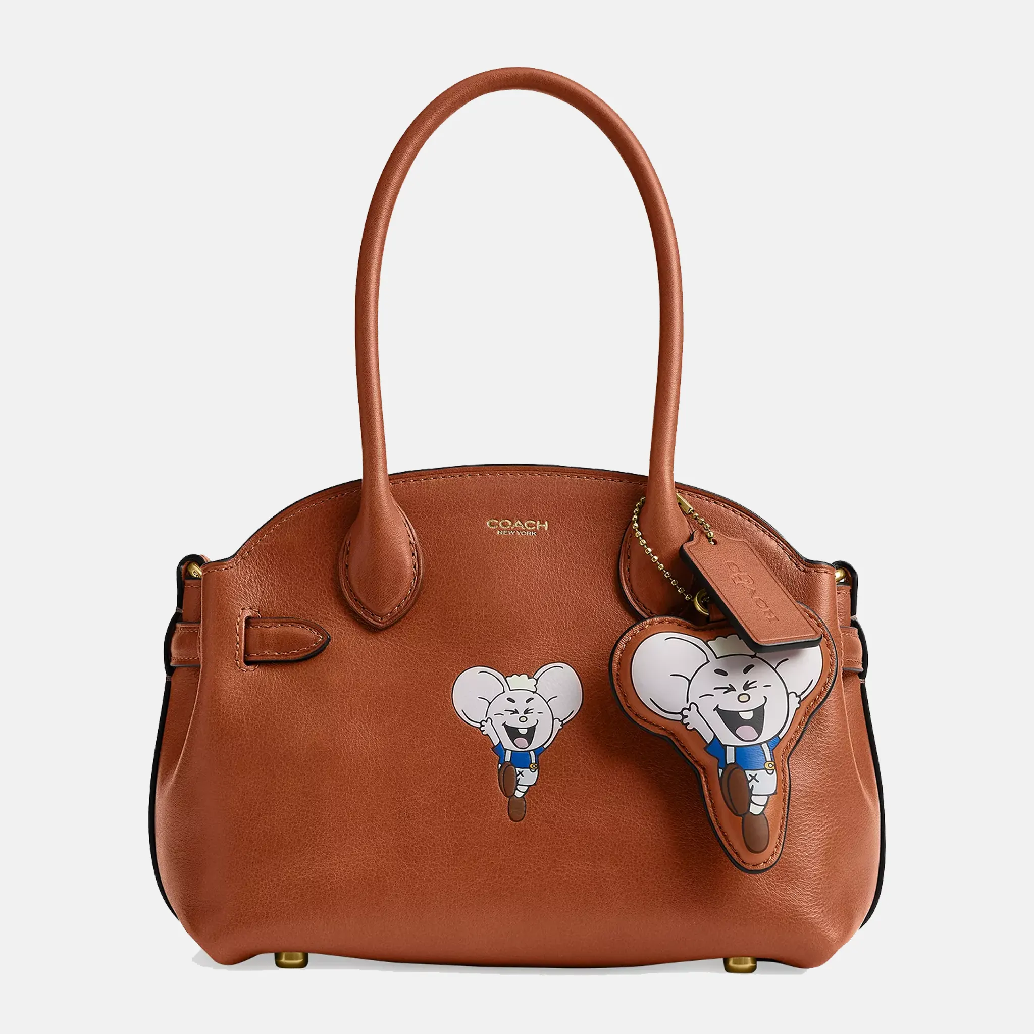 Coach x Brain Dead Burnished Printed Leather Carryall Bag