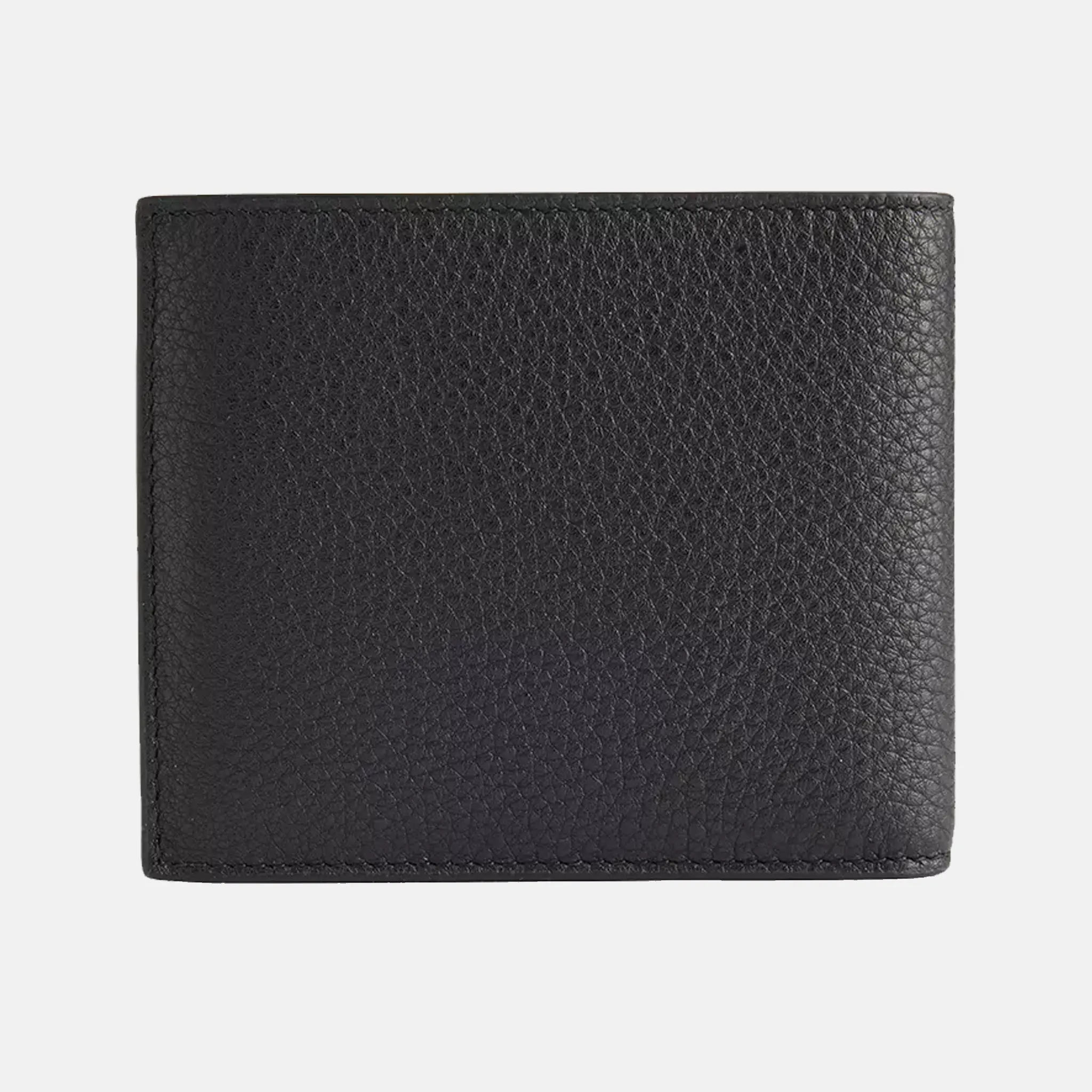 Credit Square Folded Leather Wallet Back