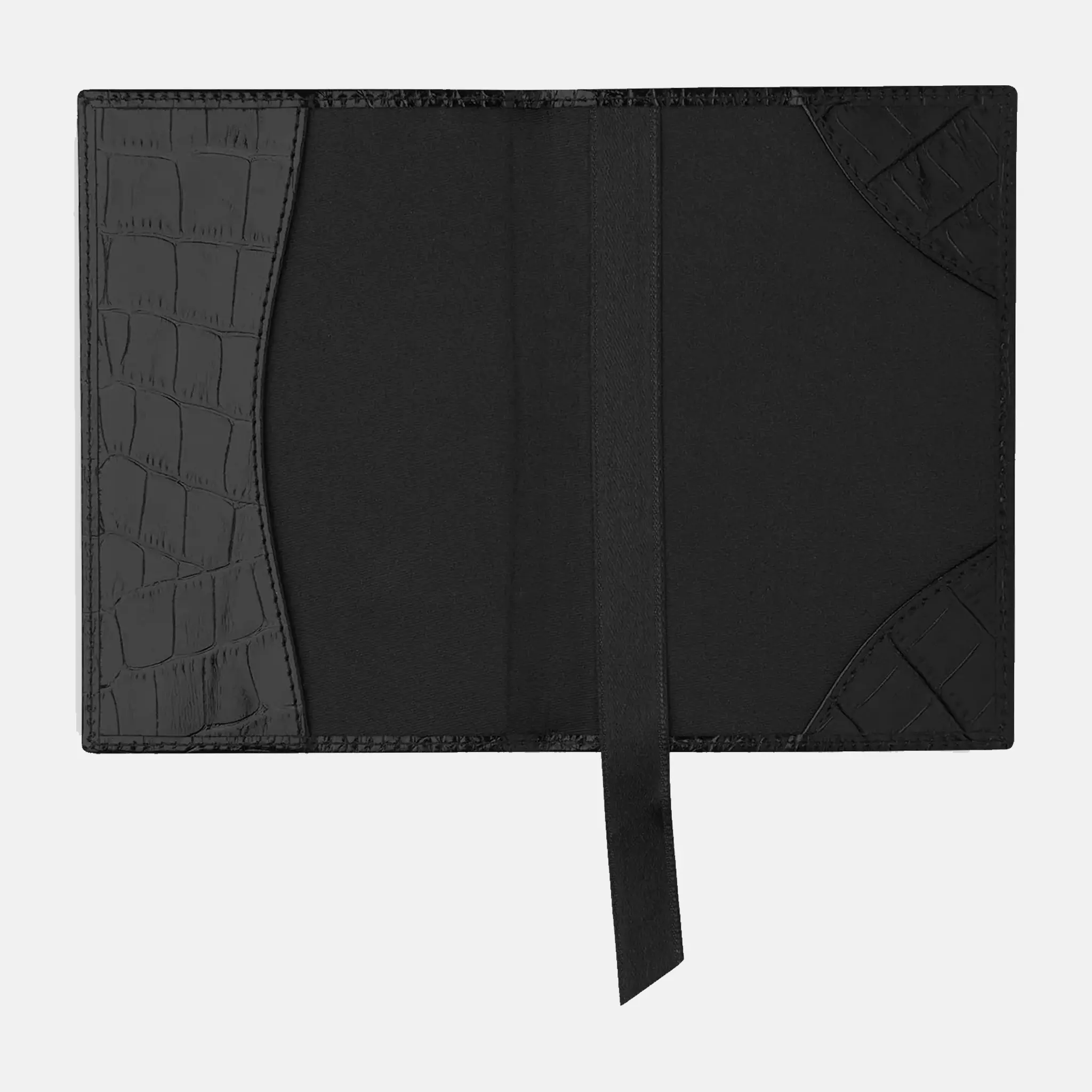 Croc-Embossed Passport Holder