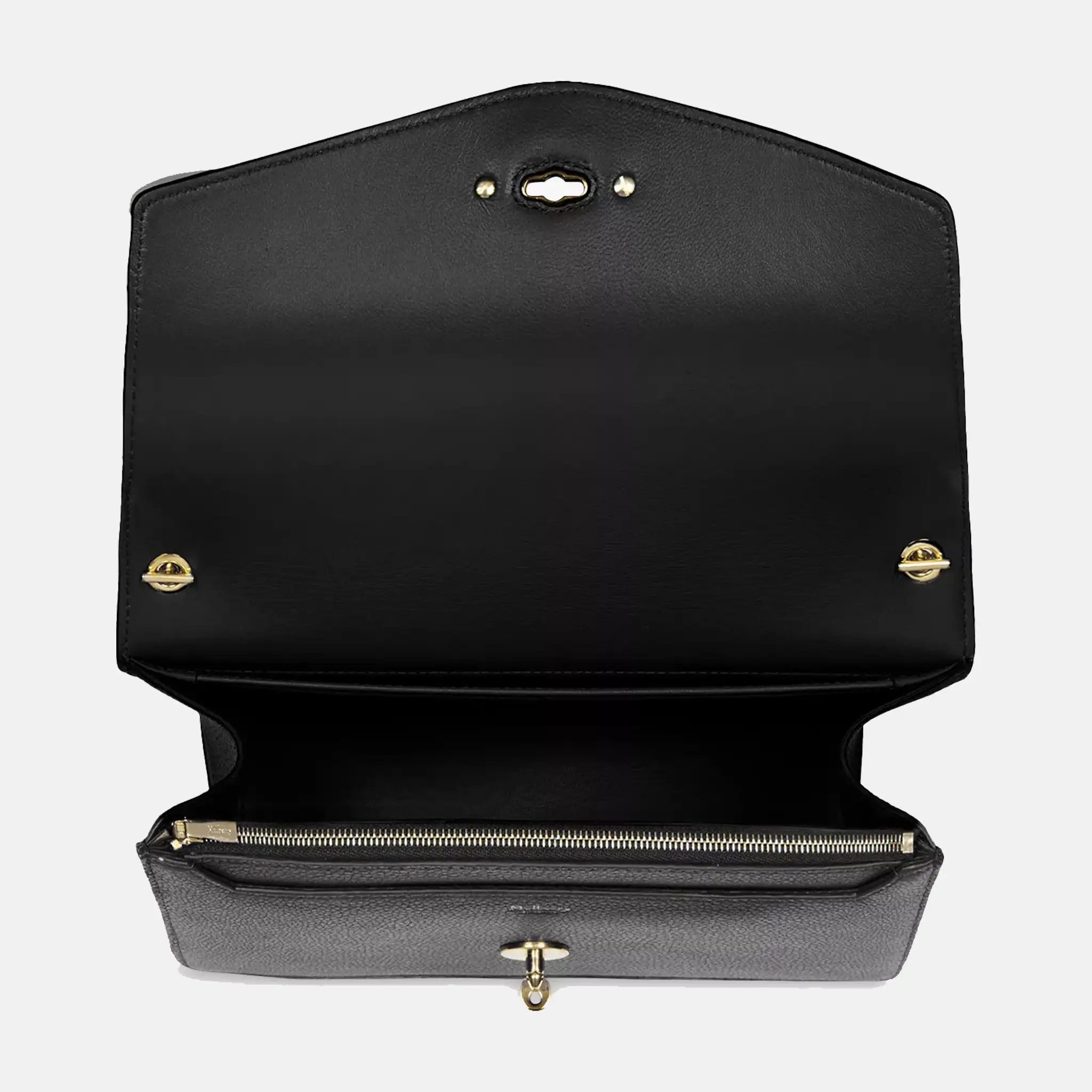 Darley Small Grained-Leather Clutch Bag
