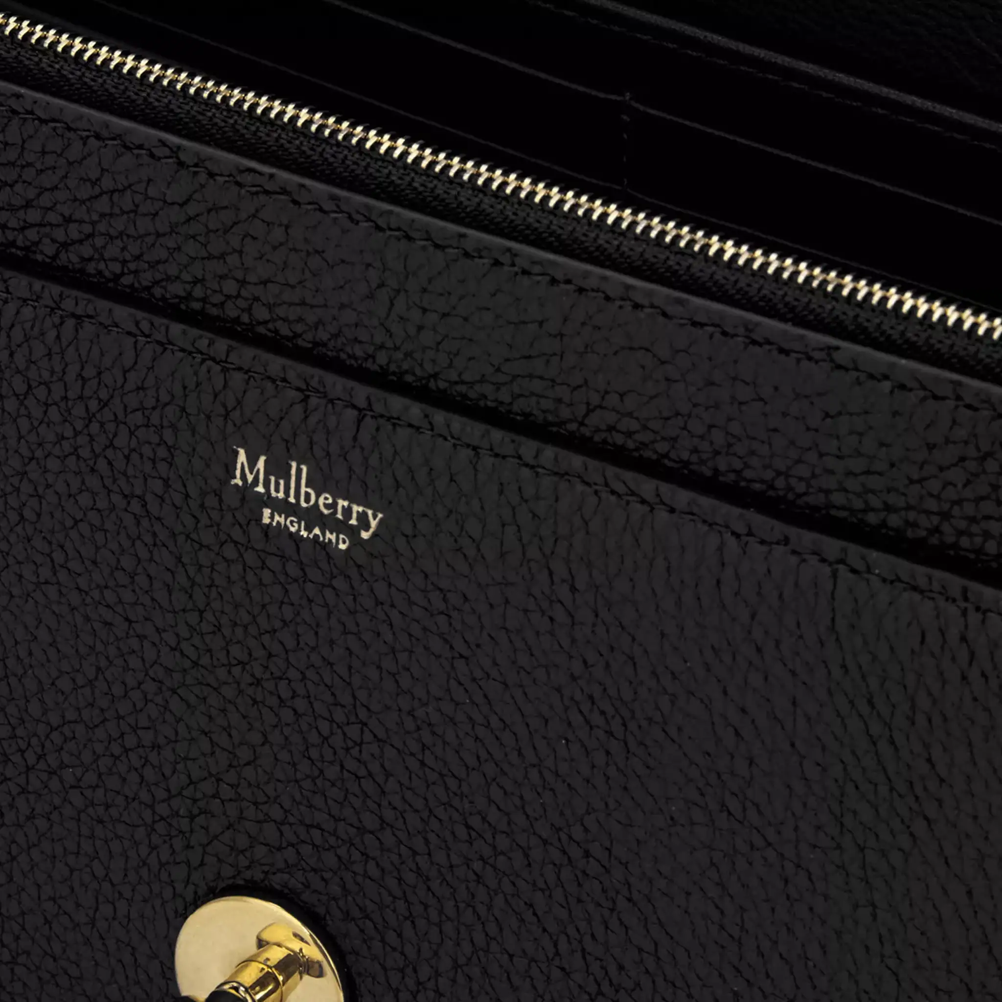 Darley Small Grained Leather Clutch Bag