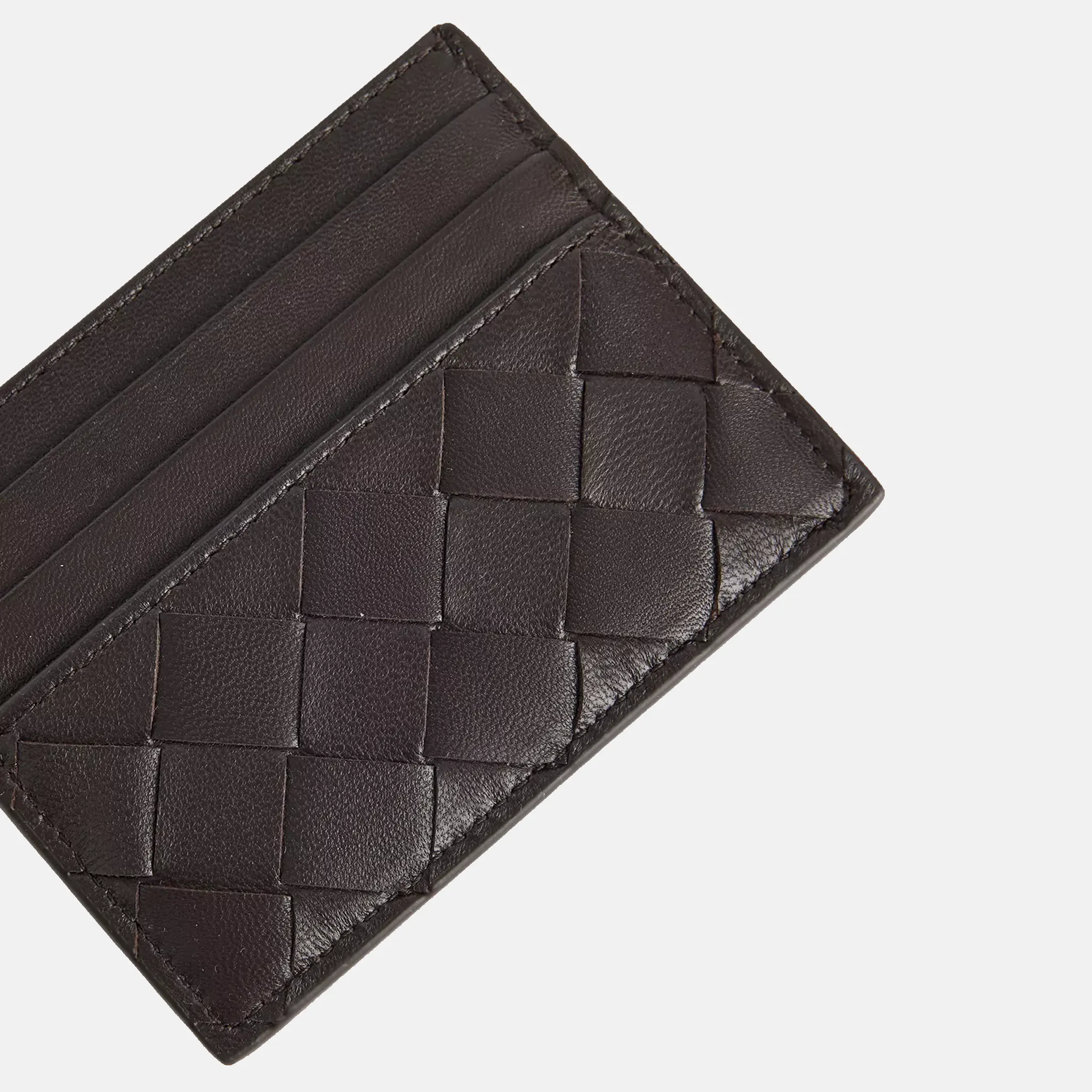 Intrecciato-Weave Card Holder