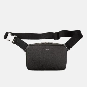 Logo-Embossed Leather Bag