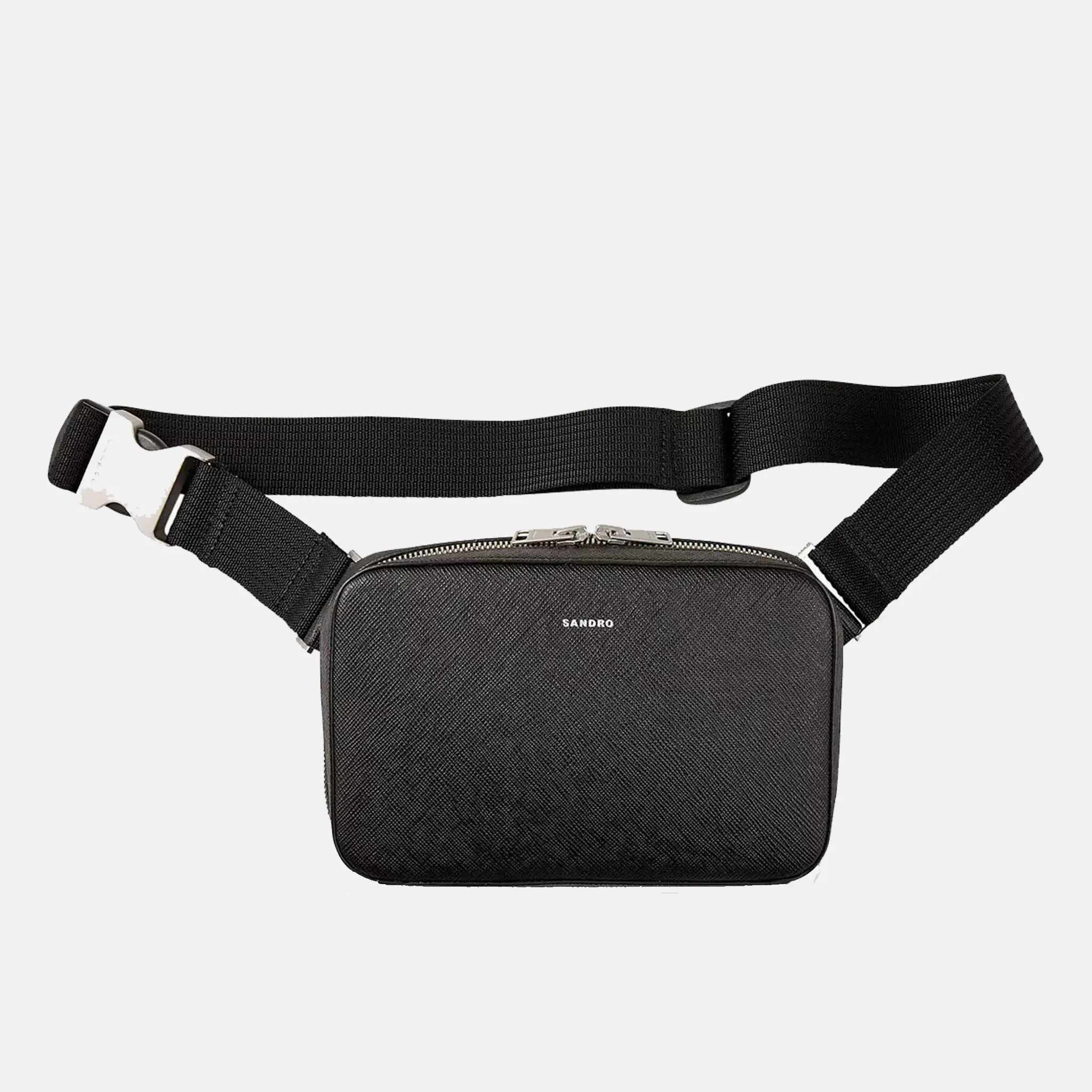 Logo-Embossed Leather Bag