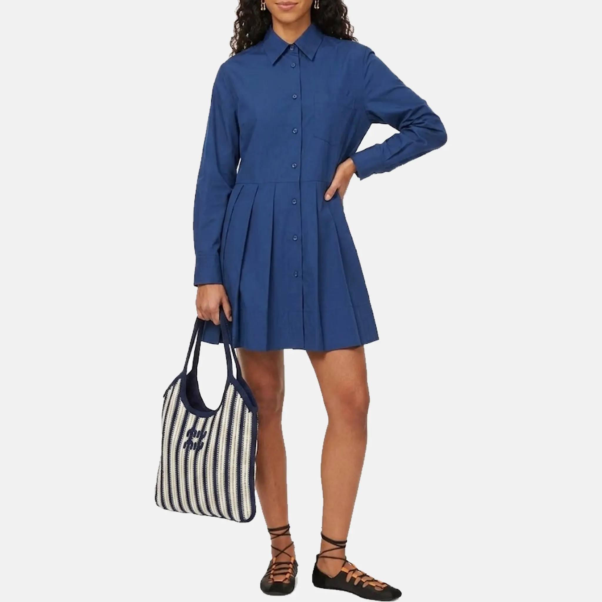 Miu Miu Ivy Crochet Cotton Bag
