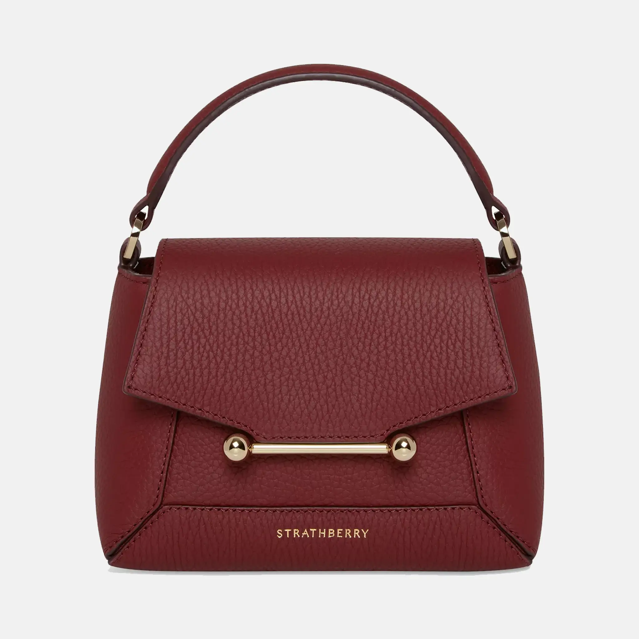 Mosaic Nano leather top handle bag