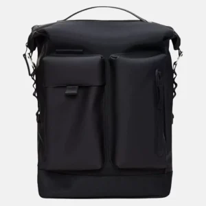 Otaru Coated Backpack Black