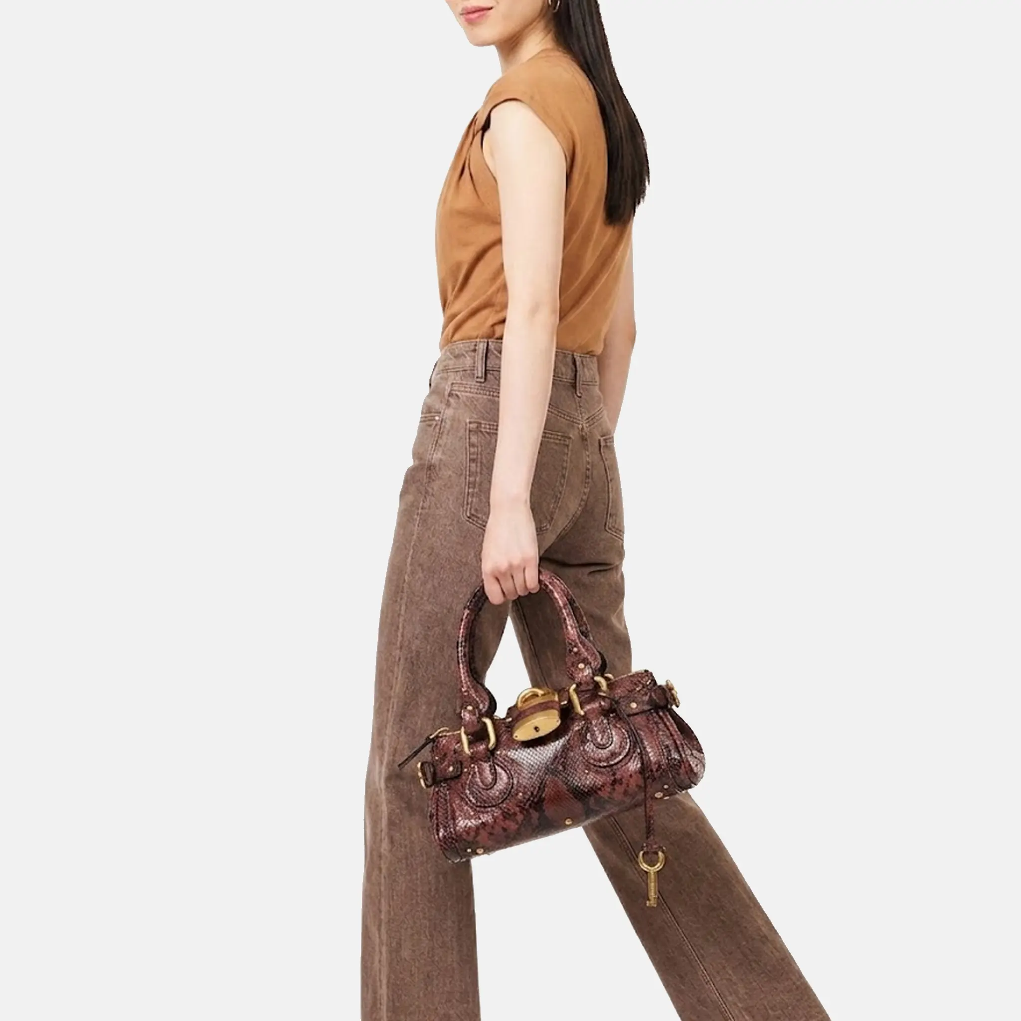 Paddington Mini Effect Leather Bag