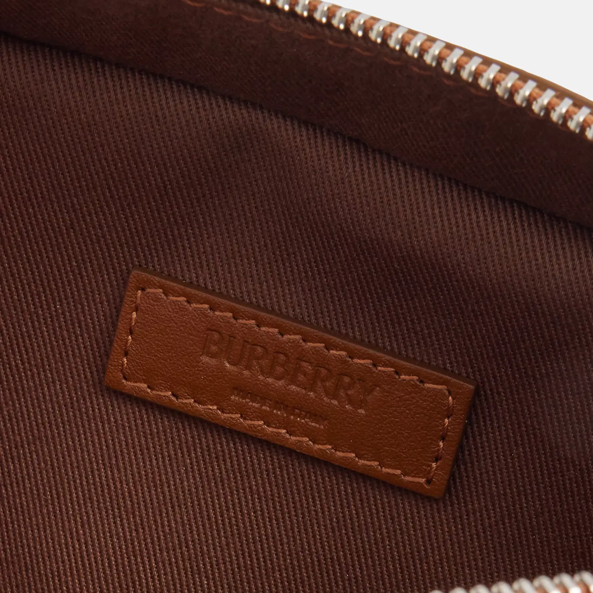 Pop Check Mini Leather Crossbody Bag