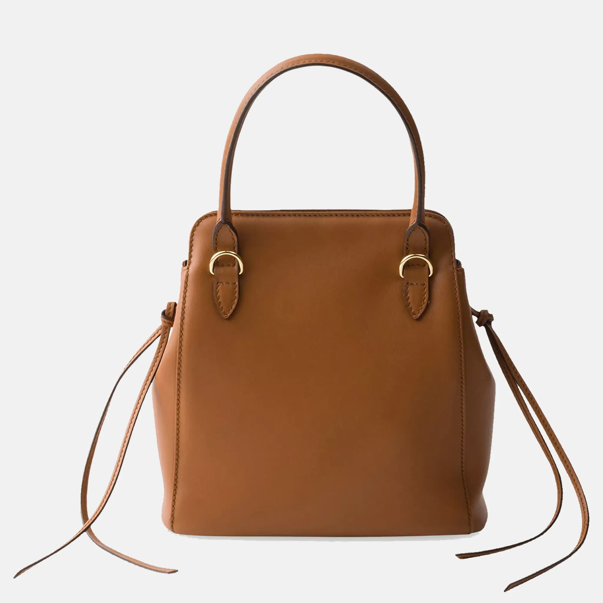 Prada Carry Mini Leather Top-Handle Bag Back