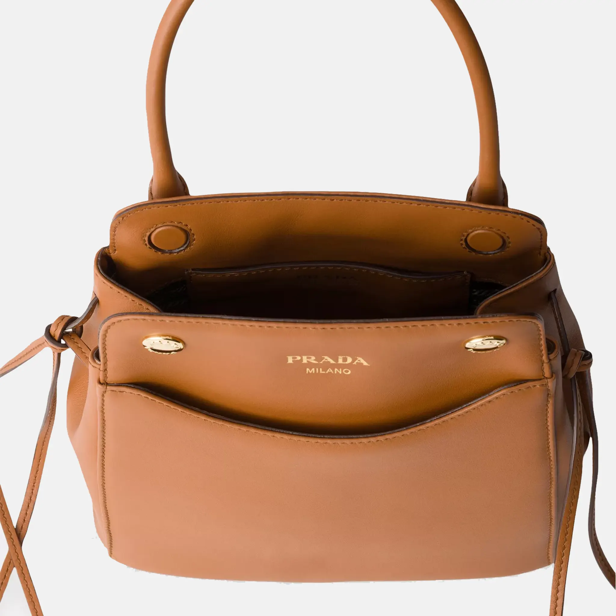 Prada Carry Mini Leather Top-Handle Bag