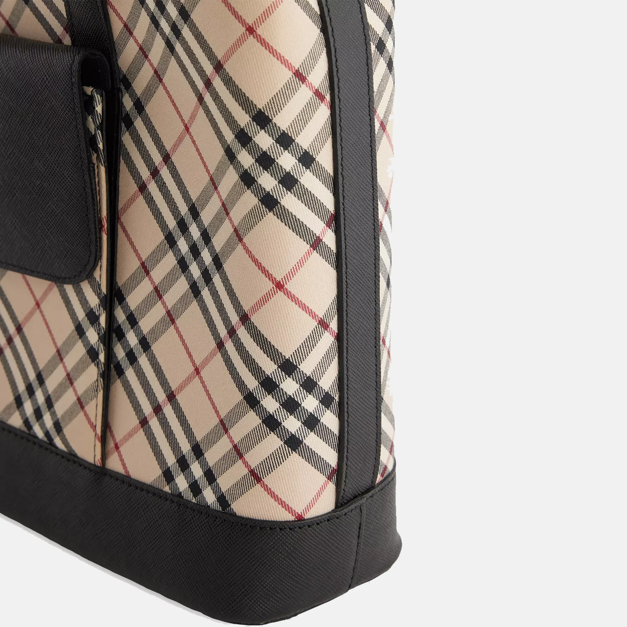 Pre-Loved Burberry Nova Check Canvas Tote Bag