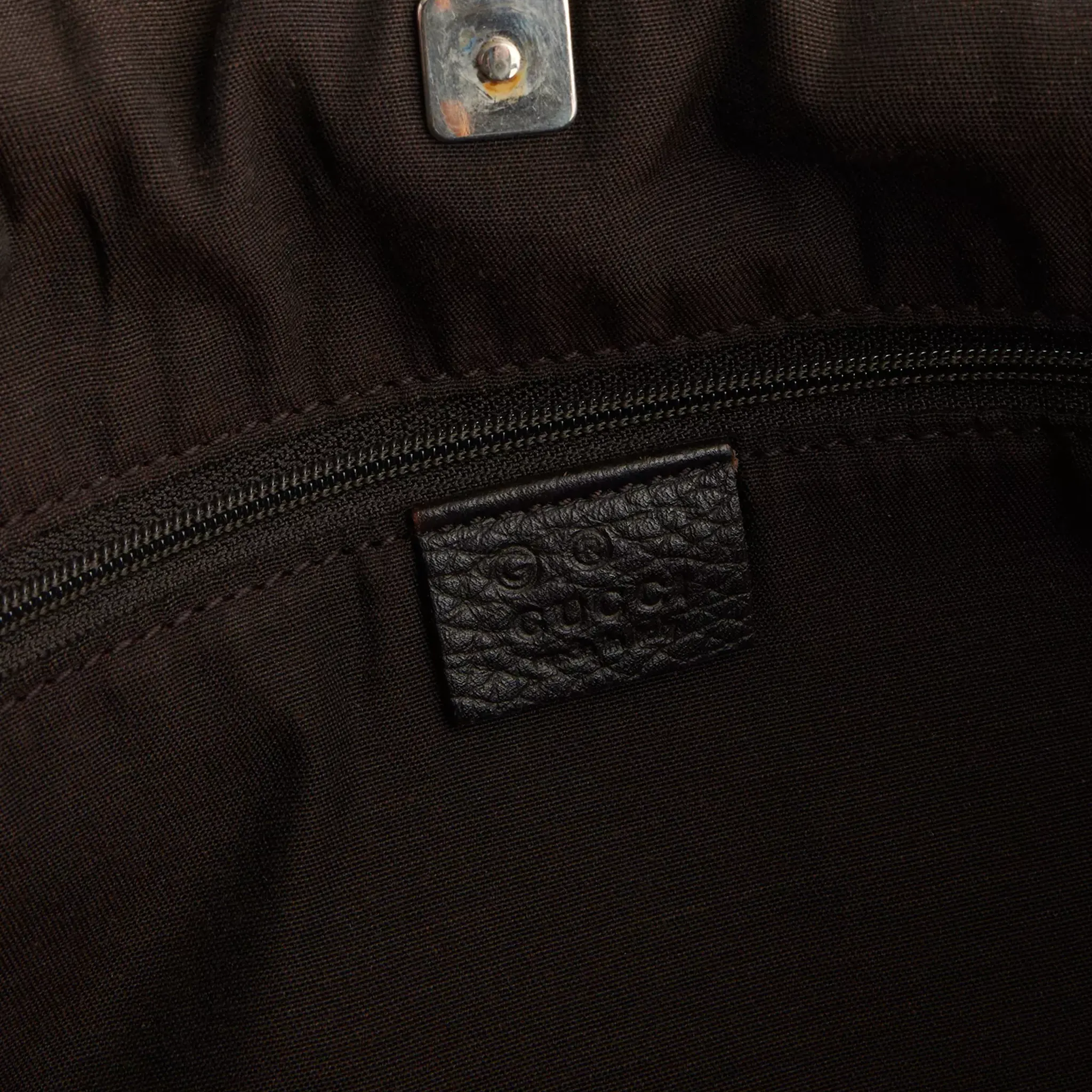 Pre-Loved Gucci Abbey Denim Bag