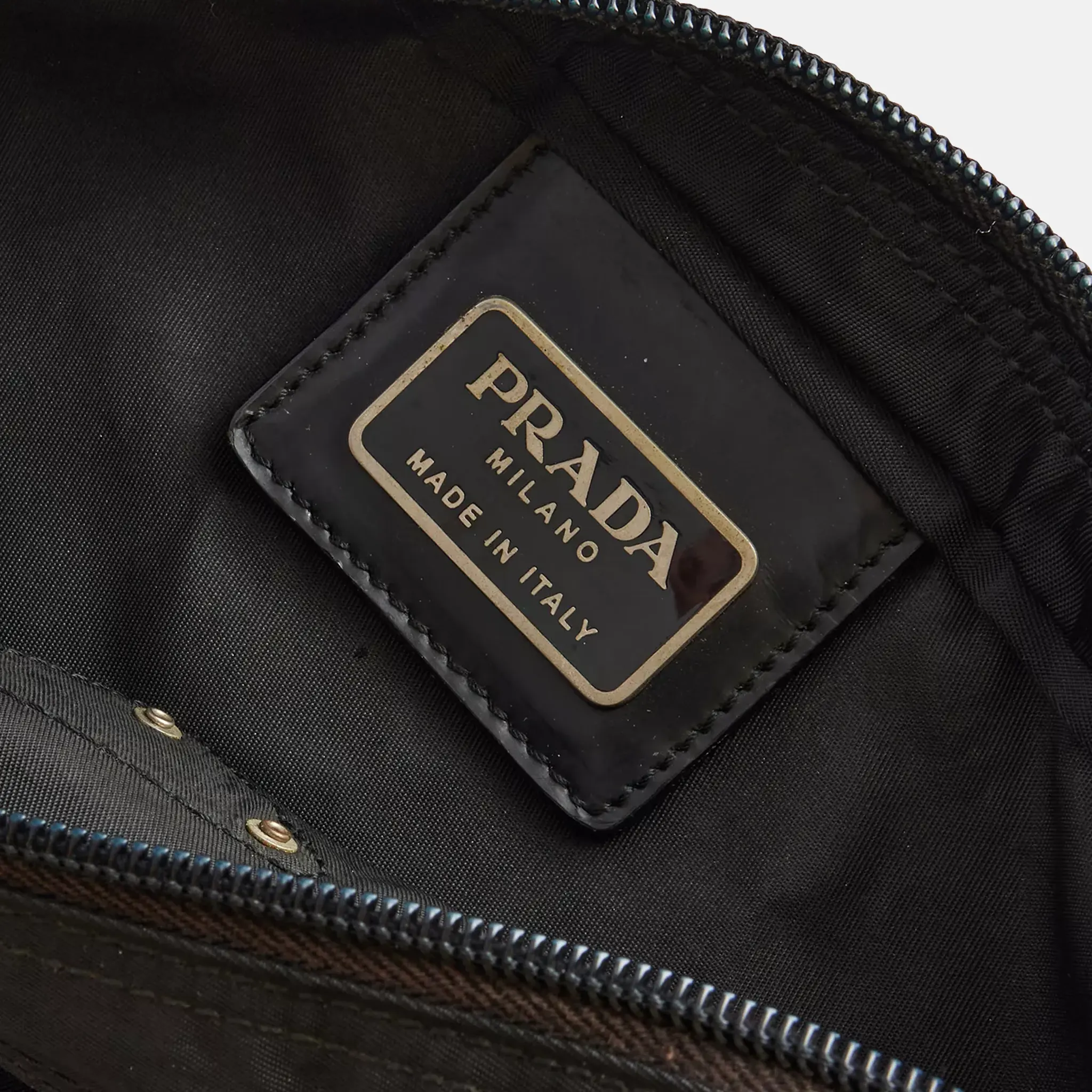 Pre-Loved Prada Tessuto Zip Top Crossbody Bag