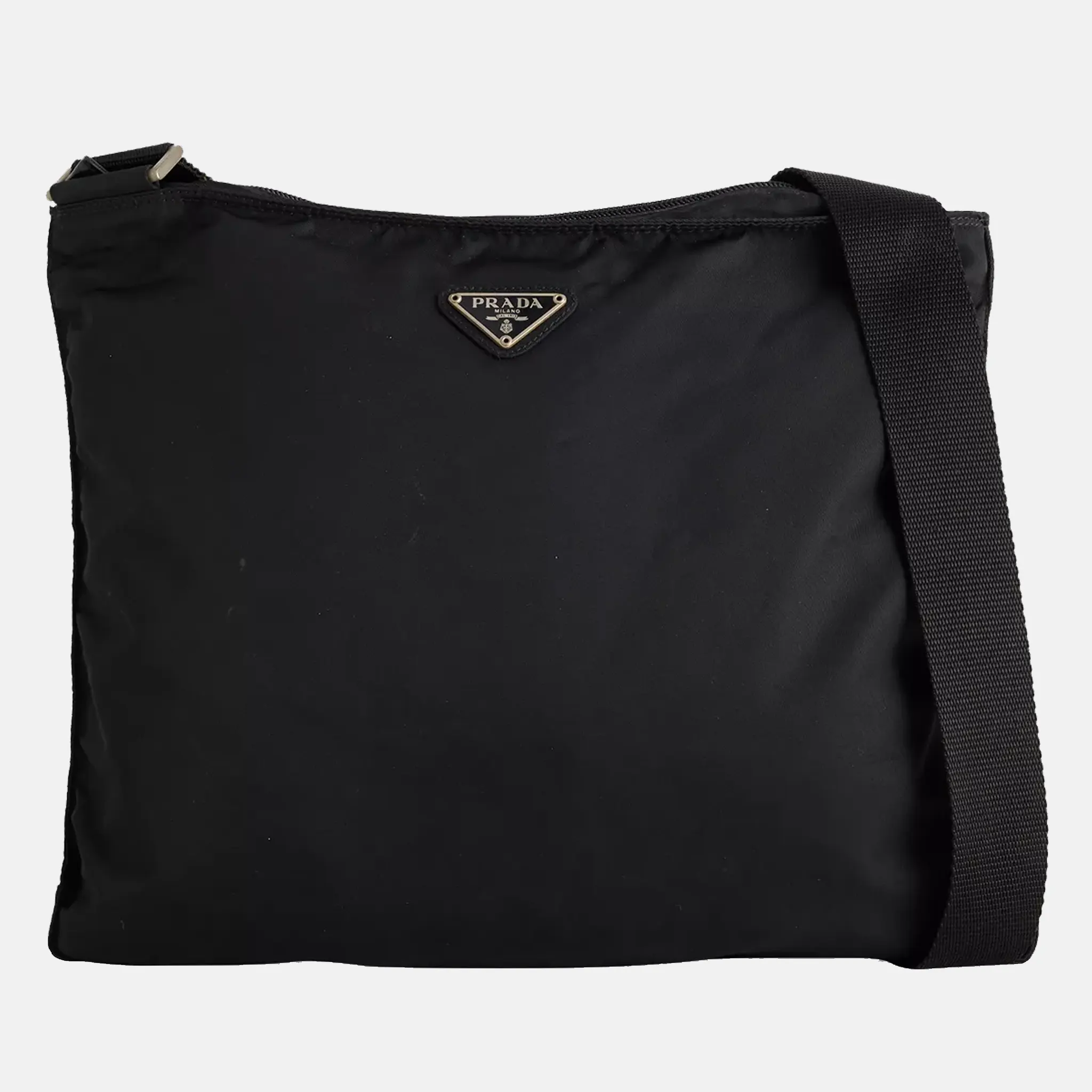 Pre-Loved Tessuto Zip-Top Nylon Crossbody Bag