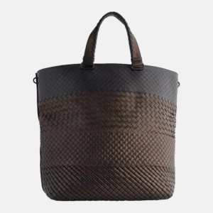 Pre-Loved Veneta Impreatore Intrecciato Convertible Leather Tote Bag