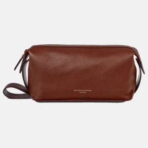 Reporter embellished leather wash bag