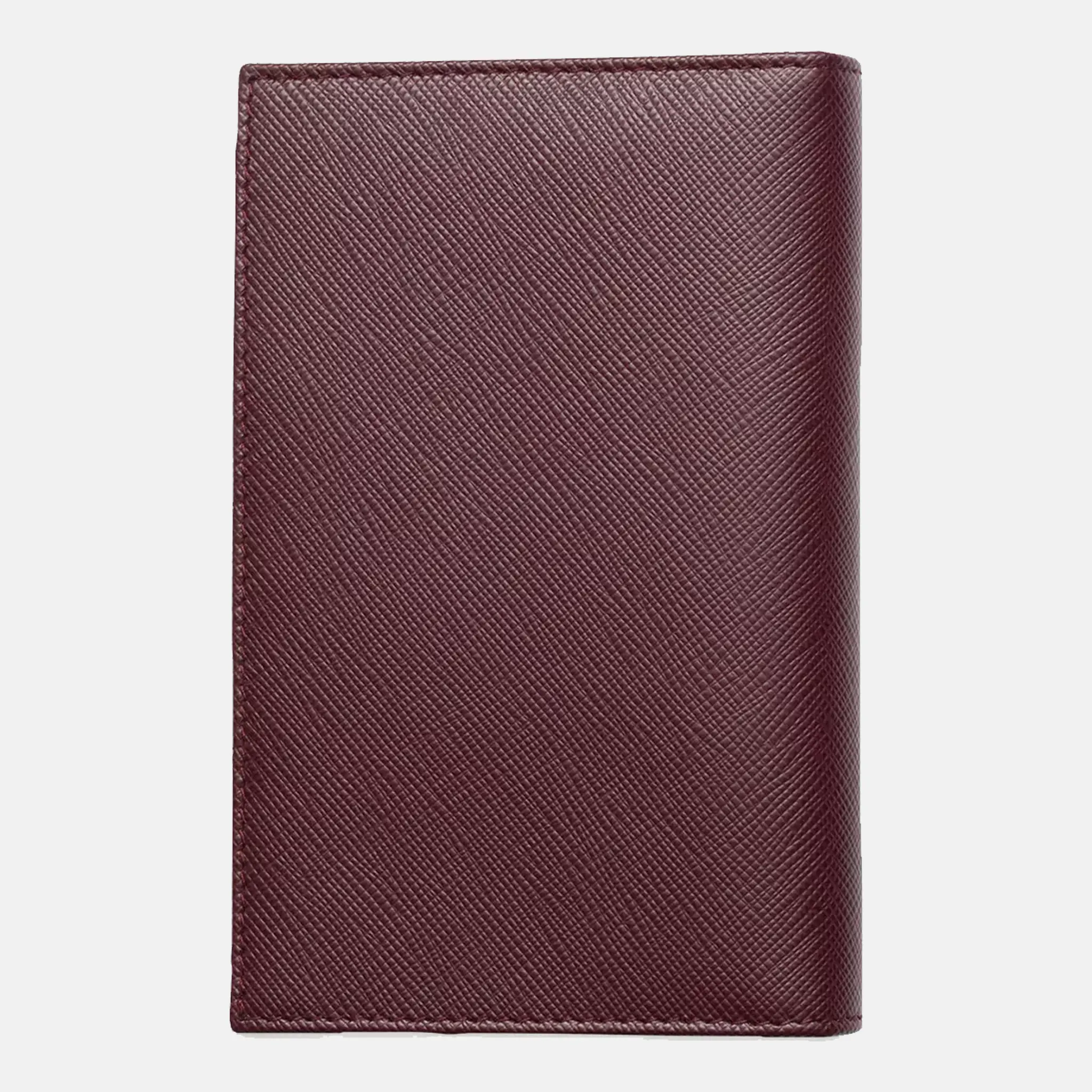Saffiano Leather Passport Holder Back