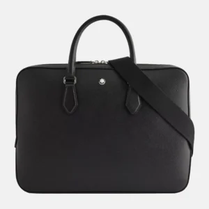 Sartorial Leather Black Document Case