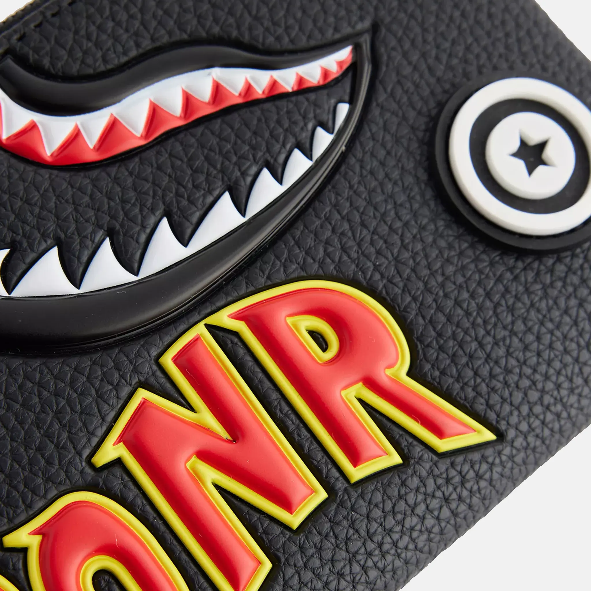 Shark Mini Black Leather Wallet