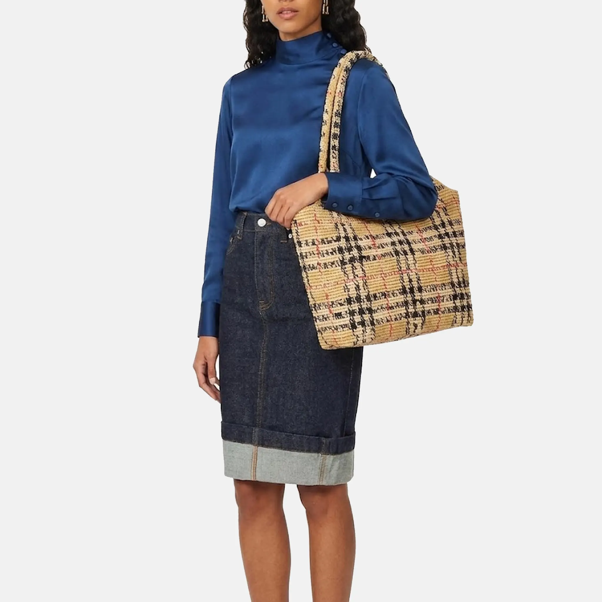 Small Margate Raffia Tote Bag