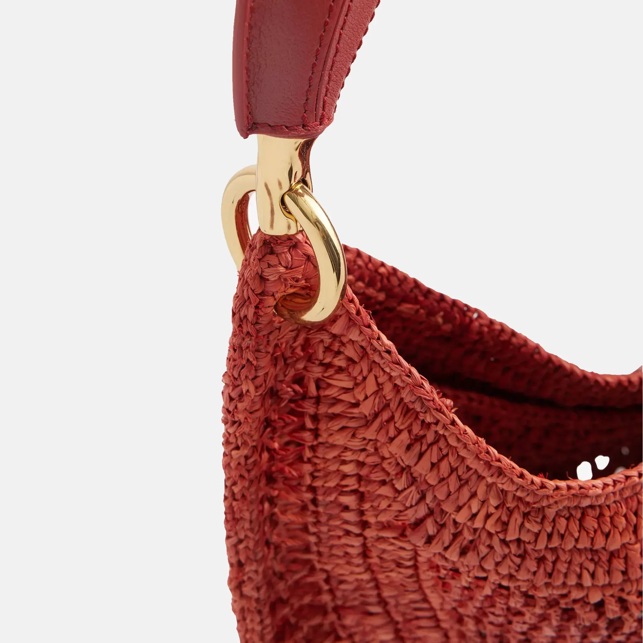Summer Banana Raffia Bag