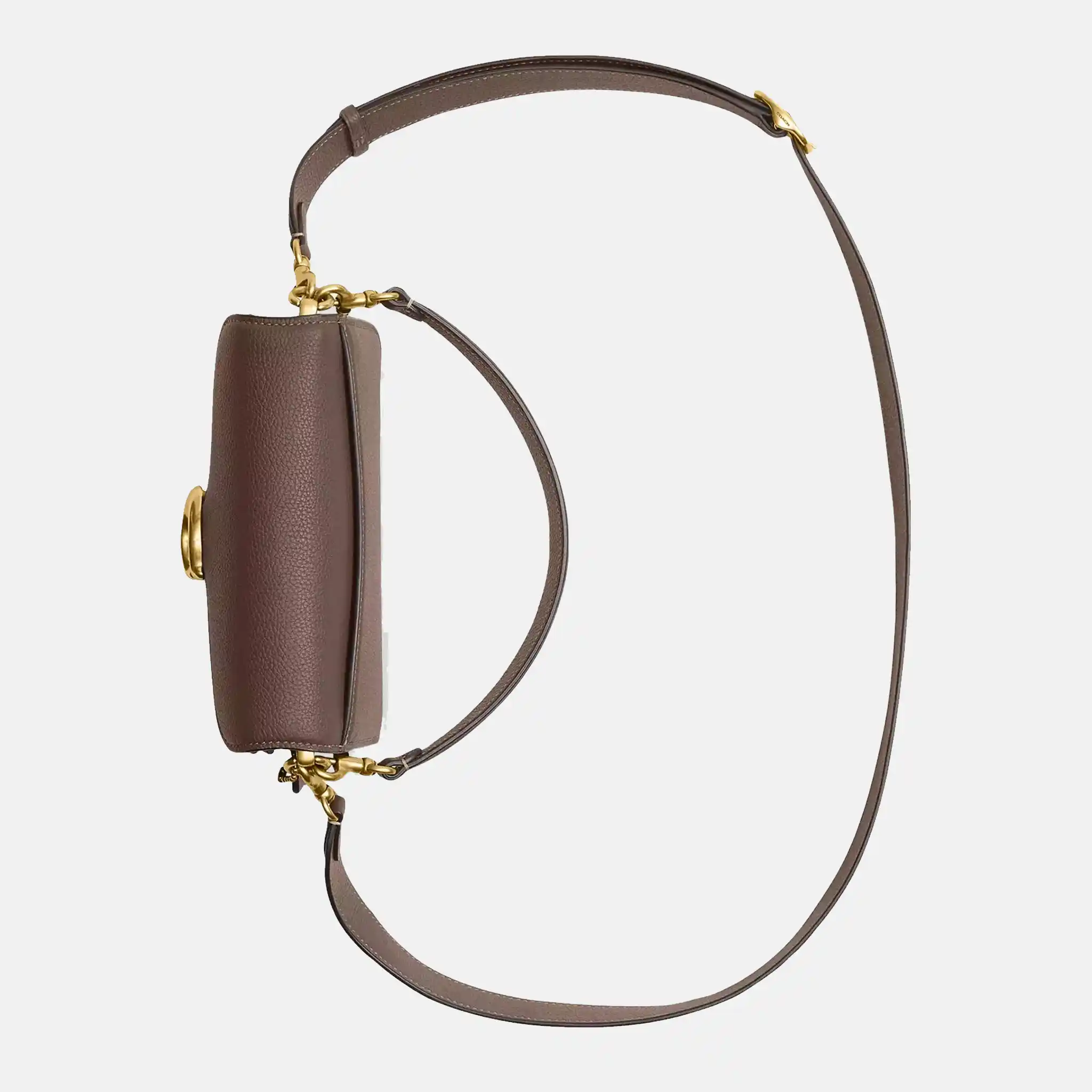 Tabby 26 pebbled leather shoulder bag