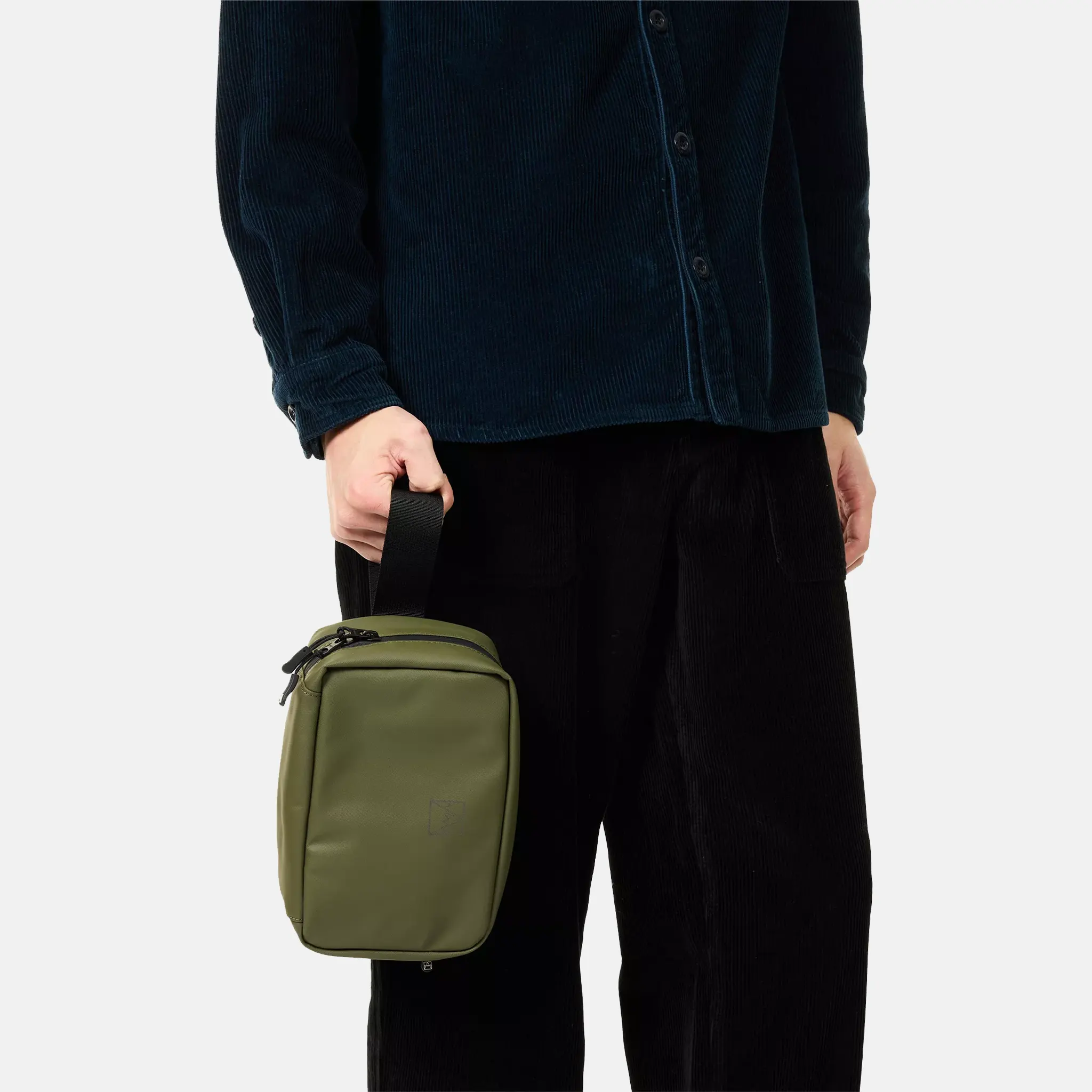 Tech Woven Washbag Green