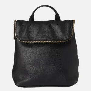 Verity Mini Leather Black Backpack
