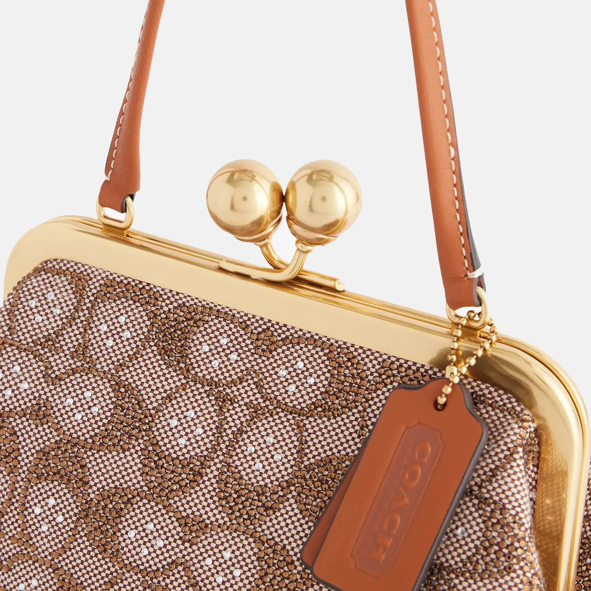 Crystal Small Kisslock Top Bag