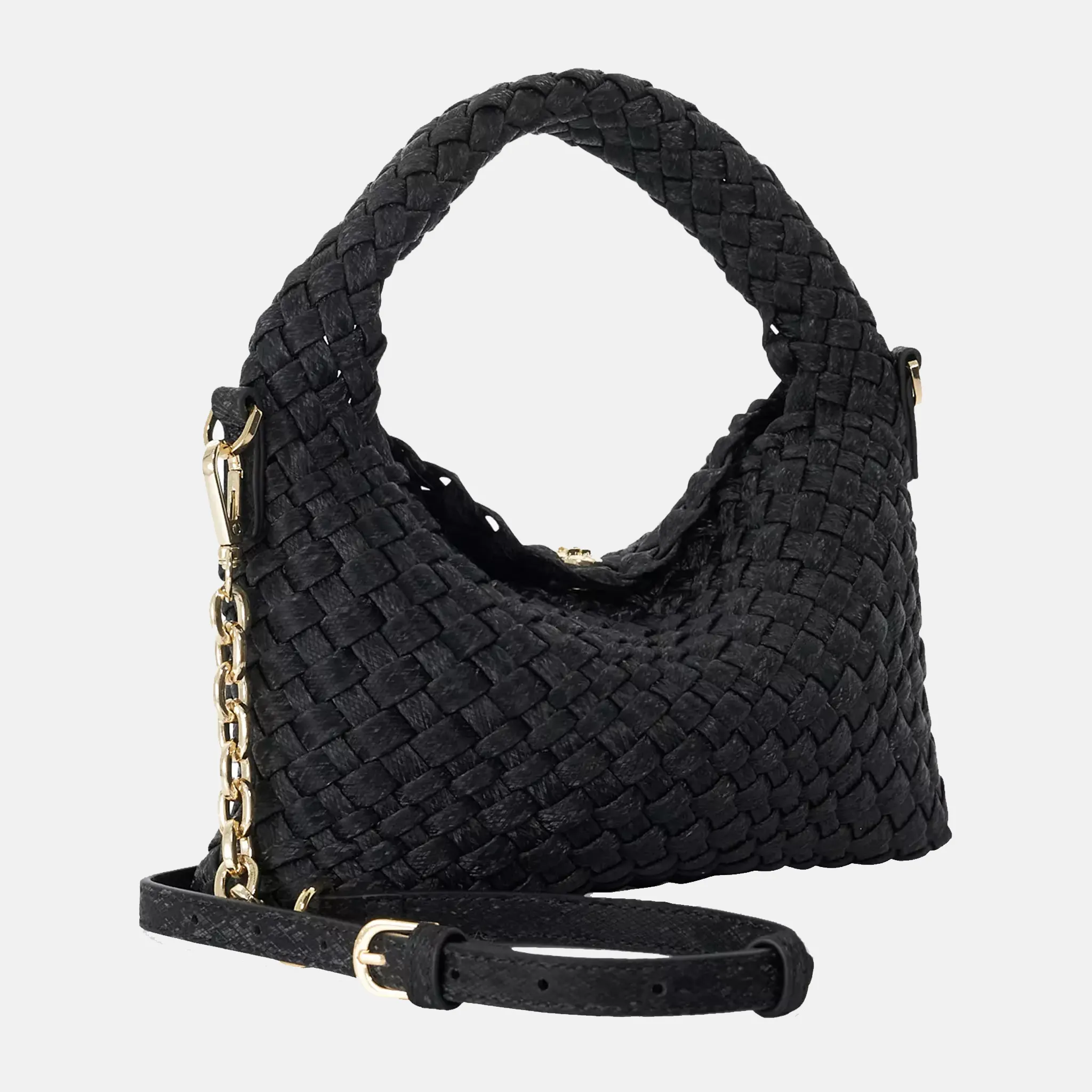Dinkydeliberate Mini Woven Top-Handle Bag Back