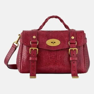 Mini Alexa Waxed Effect Leather Handbag