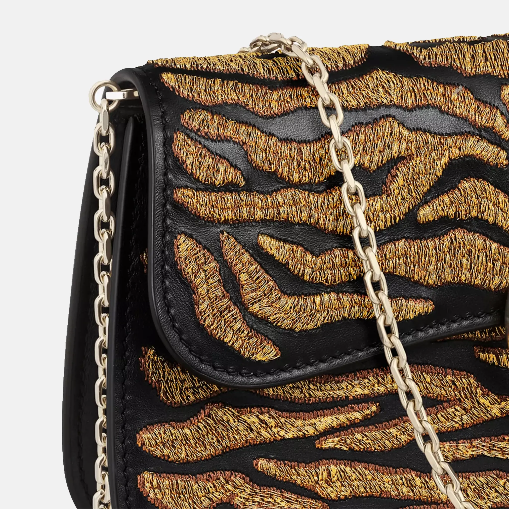Panthere de Cartier Chain Mini Leather Cross Bag