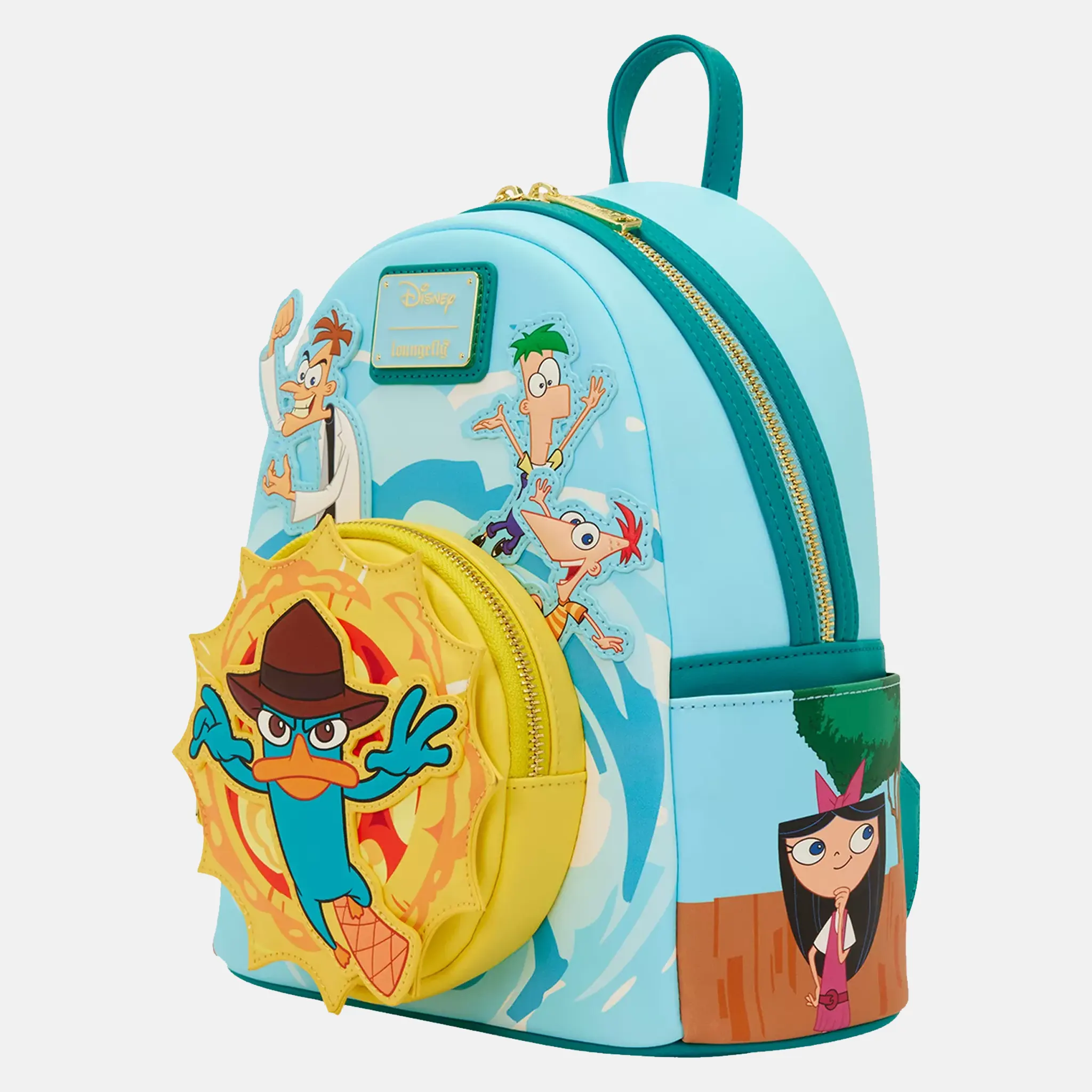 Disney Phineas And Ferb Light-Up Backpack