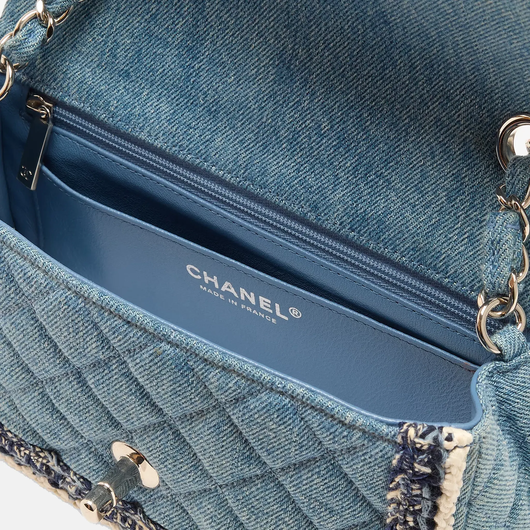 Pre-Loved Chanel Classic Braided Single-Flap Mini Shoulder Bag
