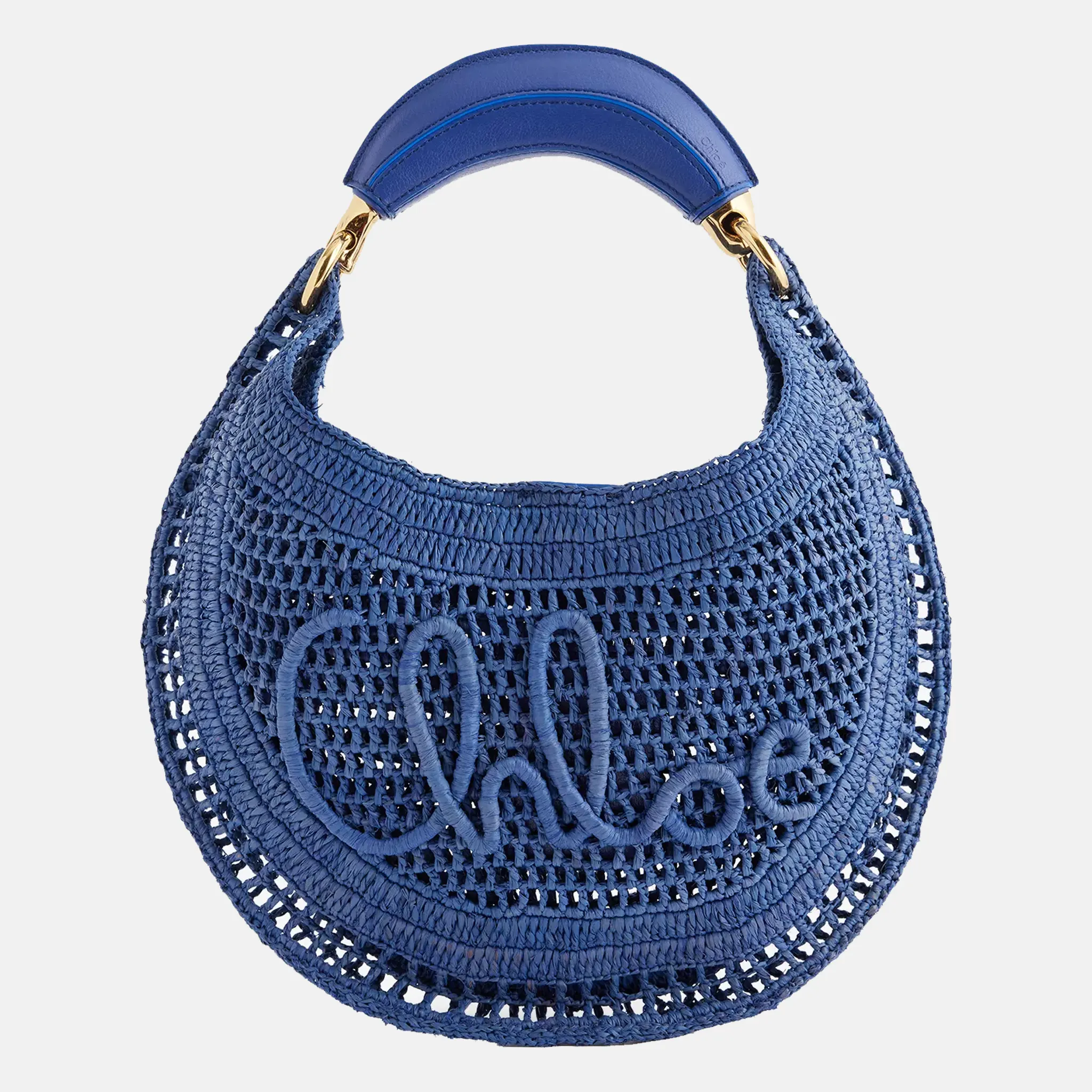 Summer Raffia Top-Handle Bag